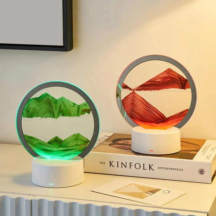 La Dune - Lampe LED Art Sable