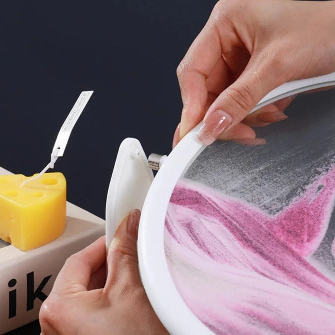 L'ombre - Œuvre d'art en sable rotatif