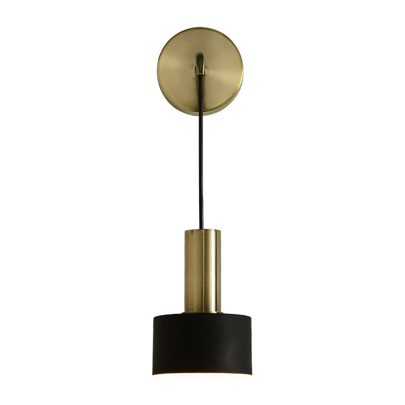 Simple Electroplating Golden Wall Lamp