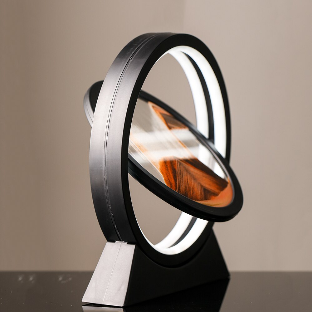 The Dawn - Lampe LED rotative en sable