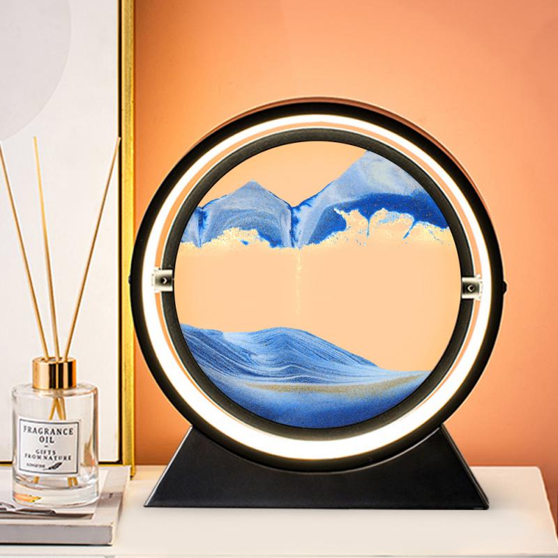 The Dawn - Lampe LED rotative en sable