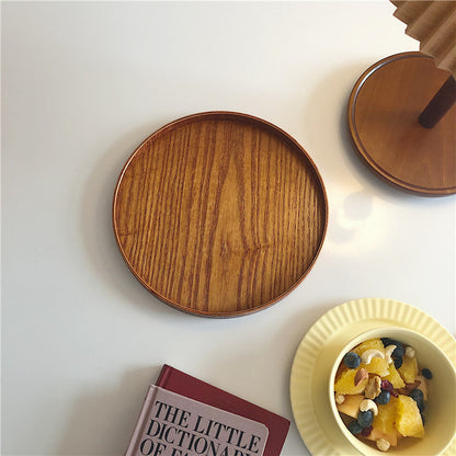 Wood Storage One-Person Food Tray