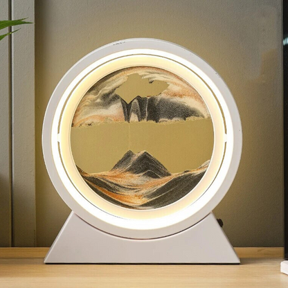 The Dawn - Rotating LED Sand Art Lamp