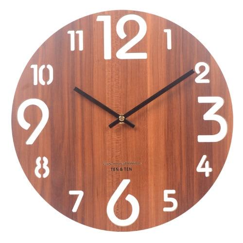 Modern Visions Wooden 3D Wall Clock