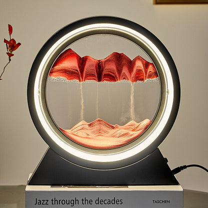 The Dawn - Rotating LED Sand Art Lamp