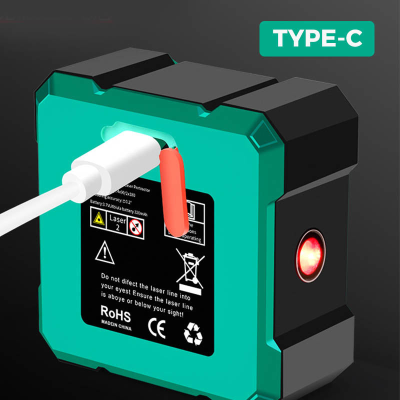 Magnetic Digital Angle Finder with Electronic Laser